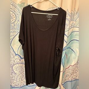 Torrid size 5 scoopneck black T-shirt